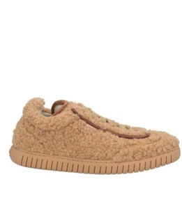 Bally Natural Women’s Synthetic Fur Trainers New RRP££453 - Picture 1 of 7