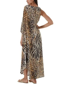 Melissa Odabash Pamela Cheetah Long Dress Rrp £428 -Size Medium BNWT - Picture 1 of 9