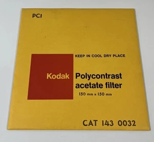 Kodak Polykontrast Acetatfilter PC1 Cat 143 0032 150mmx150mm - Bild 1 von 2
