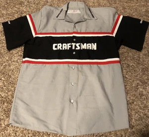 Craftsman NASCAR Truck Series Button-Up Shirt Auto'd by Doug George 1996 (Med) - Picture 1 of 8