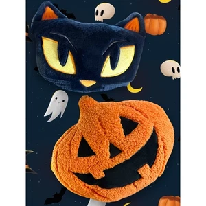 Lot Hyde & EEK! Boutique Target Halloween Pumpkin Black Cat Pillows 2022 Throw - Picture 1 of 4
