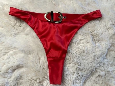 Tanga pequena Honey Birdette GIA❤️ ouro vermelho fivela - Imagem 1 de 3