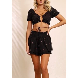 RESORT CORE Maaji Garden Riley Crop Top & Skirt Set – Swim Cover – M – NWOT - Picture 1 of 4