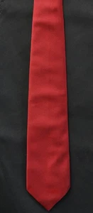 Solid Color Silk Tie: Red by Ralph Lauren (4029) - Picture 1 of 1