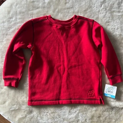 Boys Sweater Pullover True Red Size 6 Small Cotton Polyester Greendog Brand New - Imagem 1 de 4