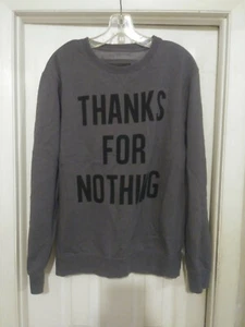 21 Para hombre Gris y Negro Mezcla de Algodón Estampado Gráfico Mangas Largas Suéter Talla Grande - Imagen 1 de 8