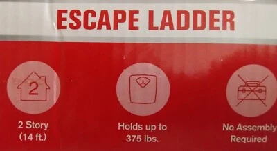🔥Window Fire Escape Ladder Two Story Safety Steel Construction First Alert New  - Image 1 of 4