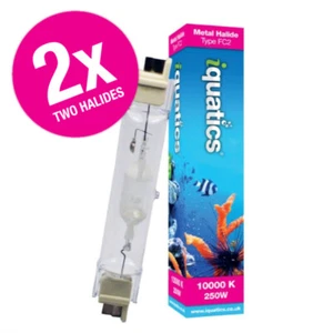 2 x 10000K - 10K 250W bombilla de haluro de metal para acuario - Imagen 1 de 3
