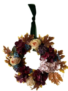 Guirnalda de flores artificiales para puerta de otoño colgante de pared decoración del hogar exhibición - Imagen 1 de 3