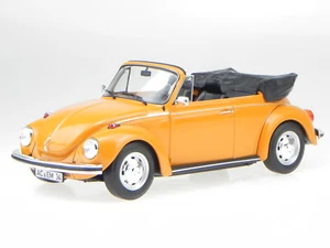 VW Käfer 1303 convertible 1972 orange diecast modelcar 188521 Norev 1:18 - Picture 1 of 7