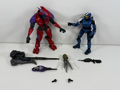 Halo 3 Team Slayer on Guardian Elite Combat vs Mark VI Spartan McFarlane 2009 - Image 1 of 4