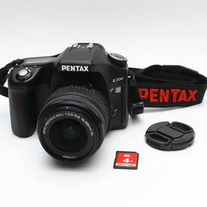 Pentax K200D 10.2MP Digital SLR Camera + DAL 18-55mm AL Lens Shutter Count 716 - Picture 1 of 21