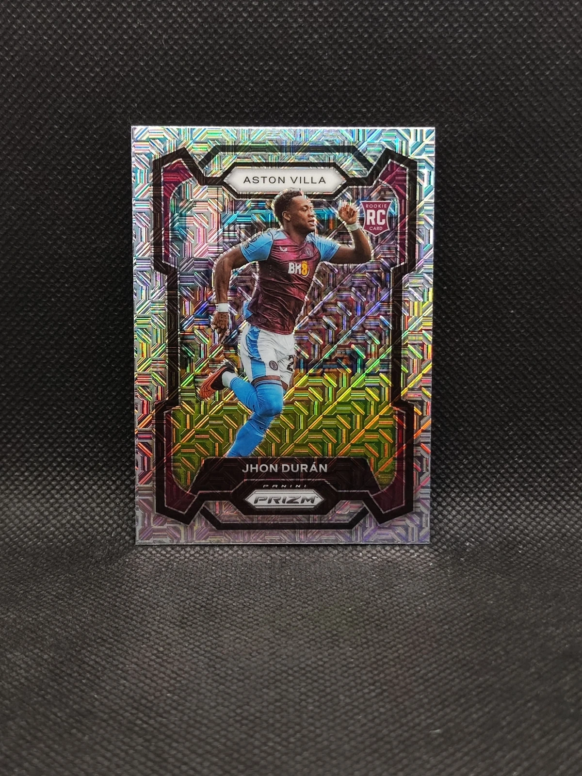 2023-24 Panini Prizm EPL Jhon Duran Mojo Prizm RC Rookie