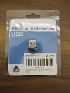 Mini USB Microphone Mic for Laptop Desktop Skype Voice Recognition MI-305 (2)