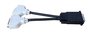 Dual DVI Y Splitter Video to DMS-59 Adapter Cable - Picture 1 of 6