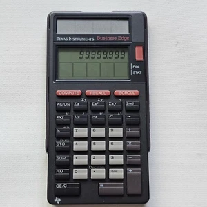 Texas Instruments "Business Edge" Financial Calculator Tested Working 1980's - Picture 1 of 2