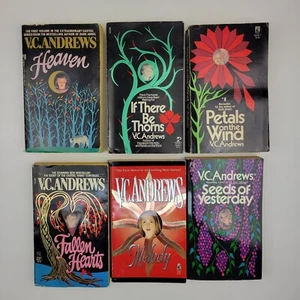 V.C. Andrew's Vintage PB Books Bundle Lot Of 6 Dollanganger Seeds Petals Thorns - Imagen 1 de 10