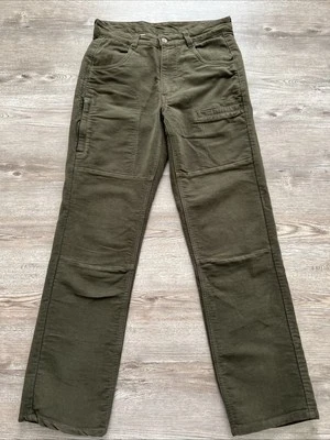 KAVU Base Camp Moleskin Pant Mens 30 Military Green Straight Leg - Image 1 of 4