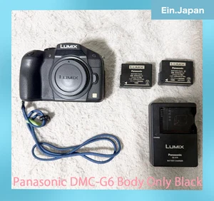 Panasonic DMC-G6 Body Only Black Micro Four Thirds Mirrorless Camera - Picture 1 of 10