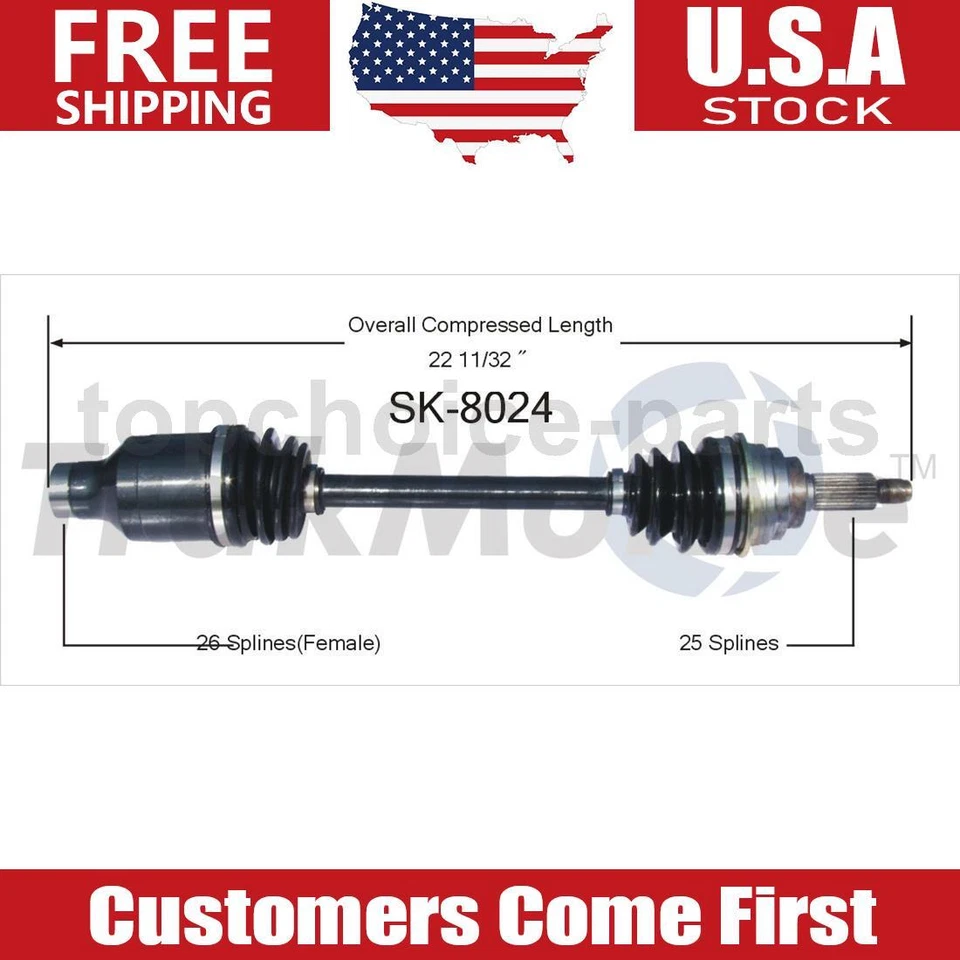 Eje CV delantero derecho original para Suzuki Esteem 1,6 L transmisión automática transmisión manual 2001 Foto 1 de 1