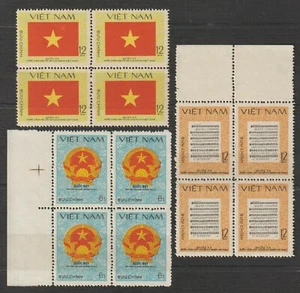 1980 Vietnam Stamps Block 4 National Emblems Scott # 1090-1092 MNH   - Picture 1 of 1