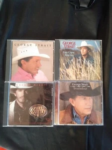 STRAIT GEORGE 4 CD LOT: Restored Like New MINT New Cases POLISHED Pics 4 Songs - Picture 1 of 5