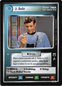 Star Trek CCG Lt. Bashir Near-Mint/NM Rare – TwT 2000 - Picture 1 of 1