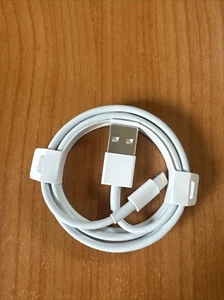Apple Lightning to USB Cable Original Charger Cord Genuine for iPhone - Picture 1 of 2