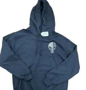 Sudadera con capucha Gildan nuevo suéter negro WTags bolsillo delantero - Imagen 1 de 3