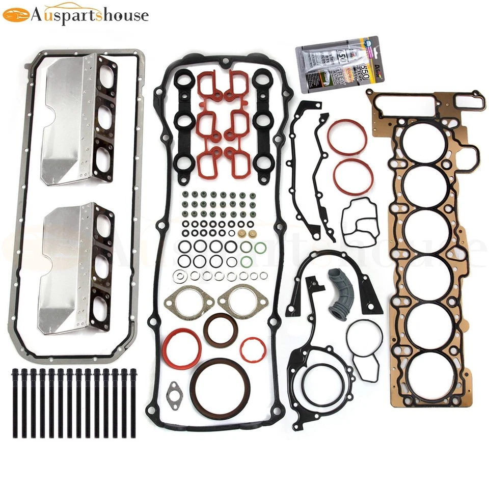 Full Gaskets w/Head Bolts For 01-06 BMW 325Ci 2.5L 330Ci X3 X5 3.0L L6 DOHC M54 - Image 1 of 4