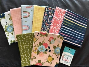 DAY IN THE LIFE by Echo Park for RILEY BLAKE -- 9 Fat Quarters **NEW** - Picture 1 of 1
