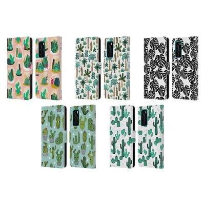 OFFICIAL ANDREA LAUREN DESIGN PLANT PATTERN LEATHER BOOK CASE FOR HUAWEI PHONES - Image 1 of 4