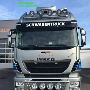 For IVECO STRALIS HI-WAY Side Mirror Guards Cover Chrome Stainless steel - Picture 1 of 4