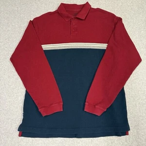 Polo vintage GAP piqué taglia grande cotone golf a righe - Foto 1 di 13