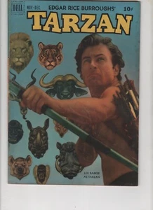Tarzan #18, Dell, Lex Barker Photo Cover, FN 6.0, 1950 - Bild 1 von 2