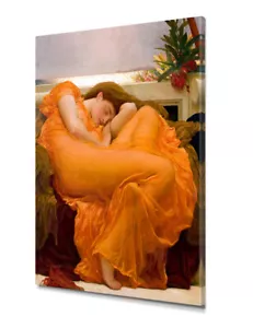 DECORARTS Flammender Juni von Frederic Leighton Leinwandbild Wandbild Wohndeko - Bild 1 von 39