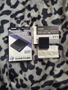 Memory Card 251 GameCube Official Genuine Nintendo DOL-014 Complete In Box CIB - Picture 1 of 12
