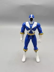 Modellino vintage Power Rangers Lightspeed Rescue Blue Ranger 1999 Bandi - Foto 1 di 6