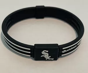 VINTAGE CHiCAGO WHITE SOX Phiten Titanium Bracelet - Medium 6 3/4” - NEW, LOOSE - Picture 1 of 3