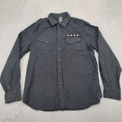Рубашка элитная мужская MMA большая черная 4 звезды военная American Eagle на пуговицах - Изображение 1 из 4