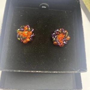 Pendientes perforados con racimo de cuentas Joan Rivers nuevos de stock - Imagen 1 de 3