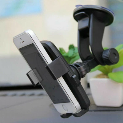 360° In Car Phone Holder Suction Dashboard Windscreen Universal Mount Black UK - Image 1 of 4