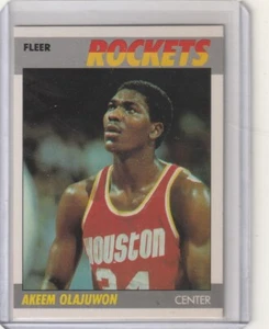 1987-88 FLEER AKEEM OLAJUWON #80 NM/MT INV 7,839 - Picture 1 of 1