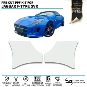 Rear wheel Arches Stone Guard PPF Paint Protection Film For Jaguar F-Type SVR - Picture 1 of 4