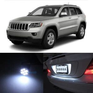 White LED License Plate Light For Jeep Grand Cherokee 1993-2013 2009 2010 2011 - Picture 1 of 7