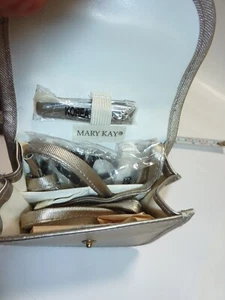 Mary Kay NEW VINTAGE Gold Shoulder Bag Carry Clipper Manicure Set W Strap - Picture 1 of 6