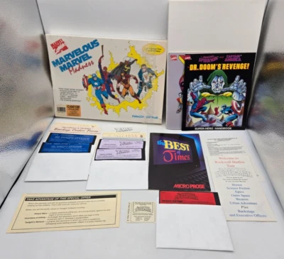 Marvelous Marvel Madness (Commodore 64/128, 1990)  Vintage - Image 1 of 4