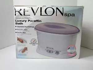 NEW! REVLON SPA MoistureStay Fast Heating Luxury Paraffin Bath Kit Bonus Mits+ - Picture 1 of 21