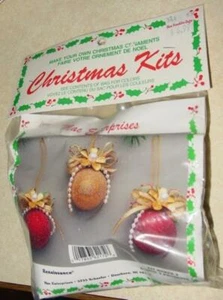 Merri Mac Kits : (3 pc) Christmas Ornament Bag #21-72 (SEALED) - Picture 1 of 3