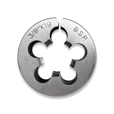 3/8" BSP DIE 19TPI BRITISH STANDARD PIPE THREADING DIE RDGTOOLS - Image 1 of 2